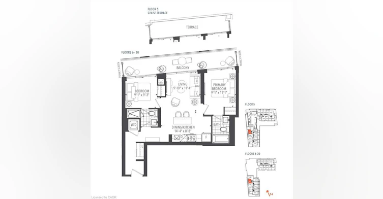 2207 B-8 Hughson Street N, Hamilton, ON, L8R 3L5 - 2