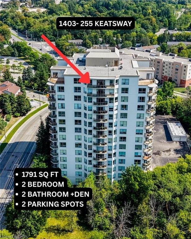 1403-255 Keats Way, Waterloo, ON, N2L 6N6