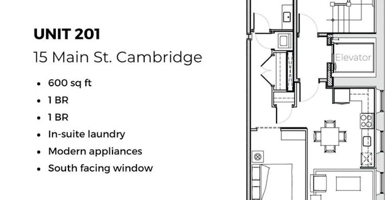 201-15 Main Street, Cambridge, ON, N1R 7G9 - 2
