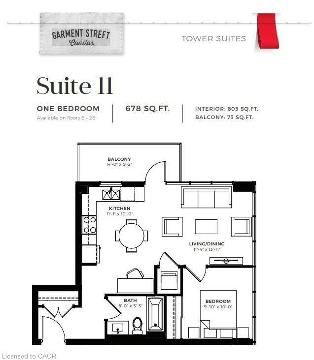 2011-108 Garment Street, Kitchener, ON, N2G 0E2 - 19