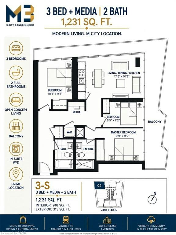 7402-448 Burnhamthorpe Road W, Mississauga, ON, L5B 0R4 - 20