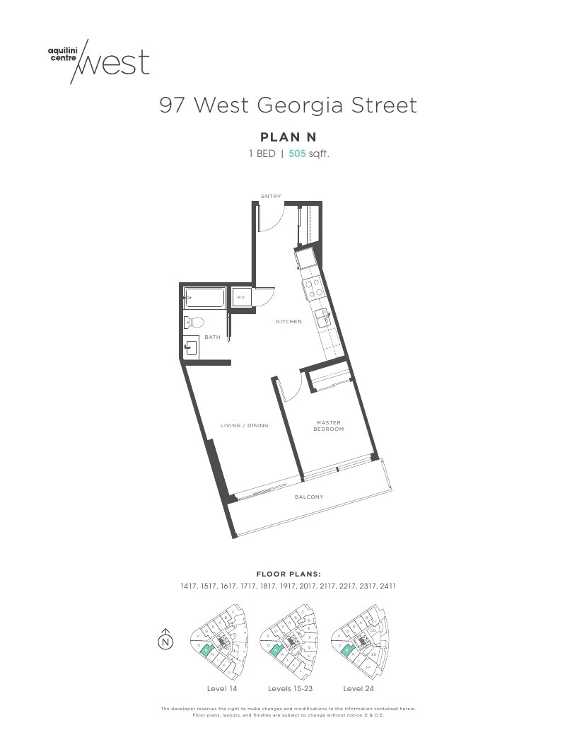 2411-97 West Georgia Street, Vancouver, BC, V6B 0N7 - 2