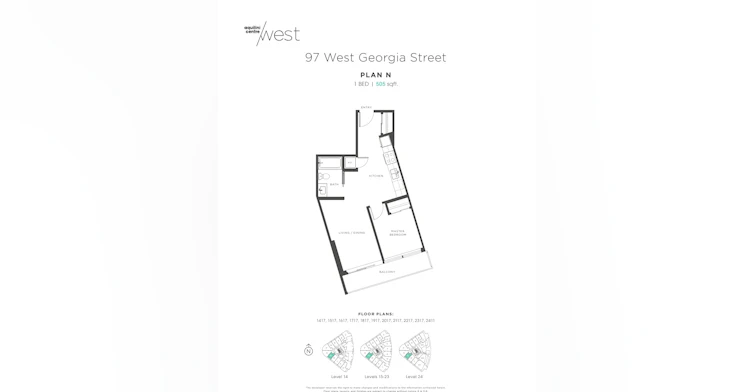 2411-97 West Georgia Street, Vancouver, BC, V6B 0N7 - 2