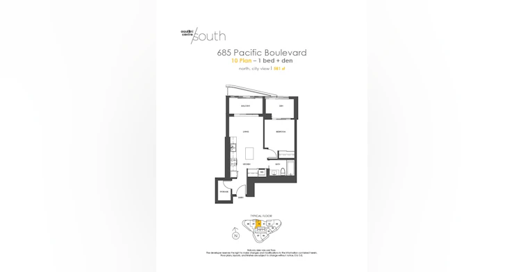 2810-685 Pacific Boulevard, Vancouver, BC, V6B 0R4 - 5