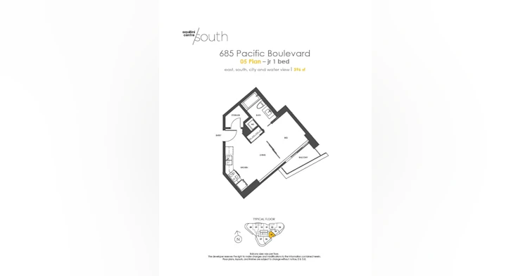 305-685 Pacific Boulevard, Vancouver, BC, V6B 0R4 - 5