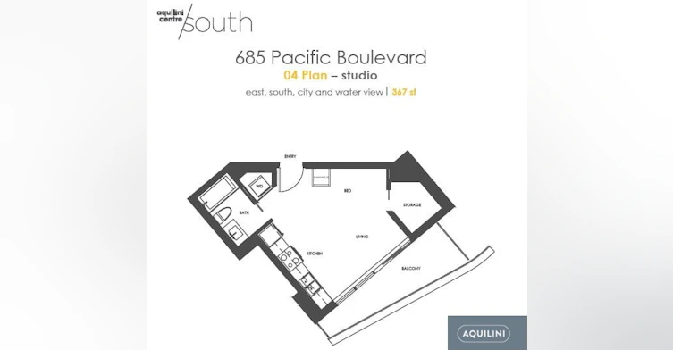 2404-685 Pacific Boulevard, Vancouver, BC, V6B 0R4 - 6