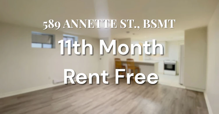 BSMT-589 Annette Street Bsmt, Toronto, ON, M6S 2C3