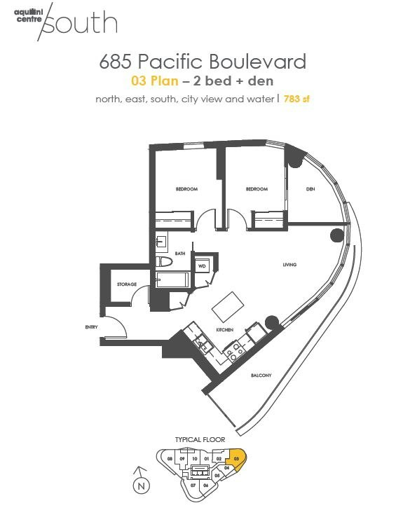 303-685 Pacific Boulevard, Vancouver, BC, V6B 0R4 - 5