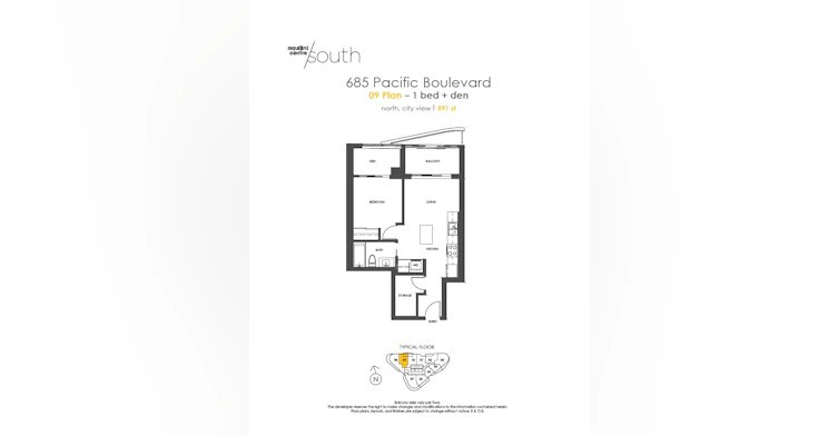 809-685 Pacific Boulevard, Vancouver, BC, V6B 0R4 - 5