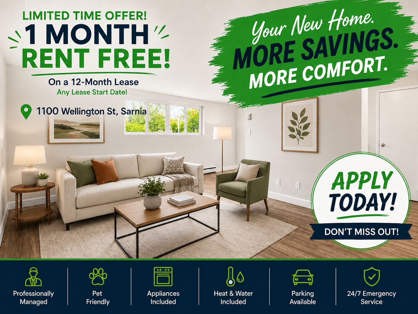 1100 Wellington Street, Sarnia, ON, N7S 1E6