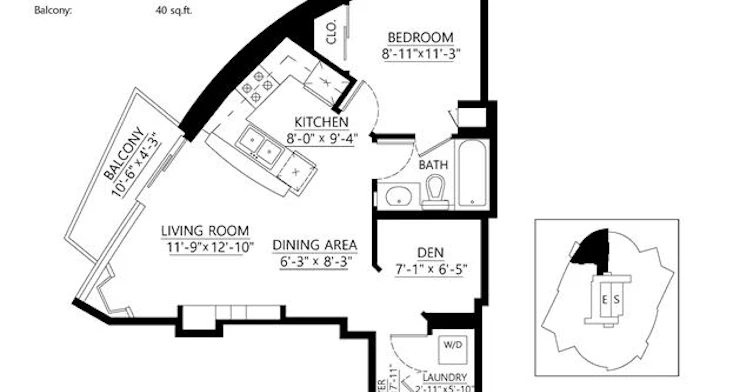 1907-501 Pacific Street, Vancouver, BC, V6Z 2X6 - 9