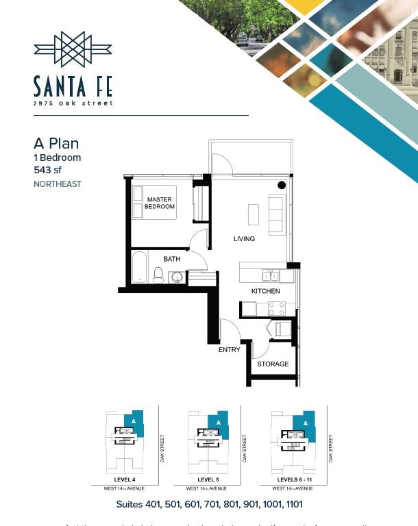 1001-2975 Oak Street, Vancouver, BC, V6H 2K7 - 8