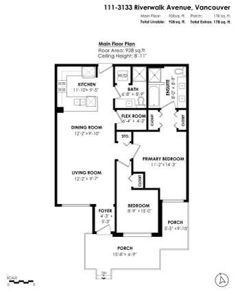 111-3133 Riverwalk Avenue, Vancouver, BC, V5S 0B7 - 20