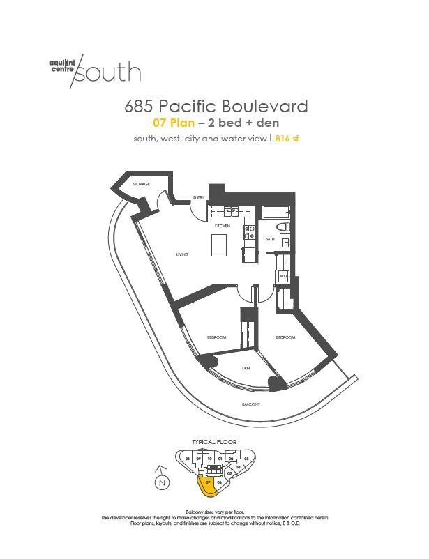707-685 Pacific Boulevard, Vancouver, BC, V6B 0R4 - 2