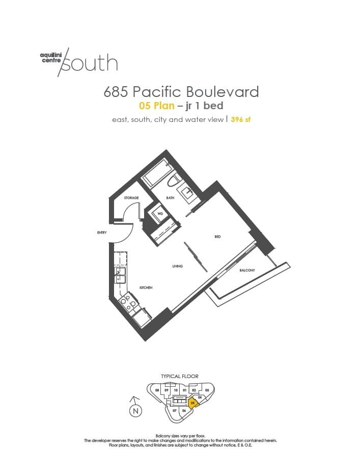 605-685 Pacific Boulevard, Vancouver, BC, V6B 0R4 - 5
