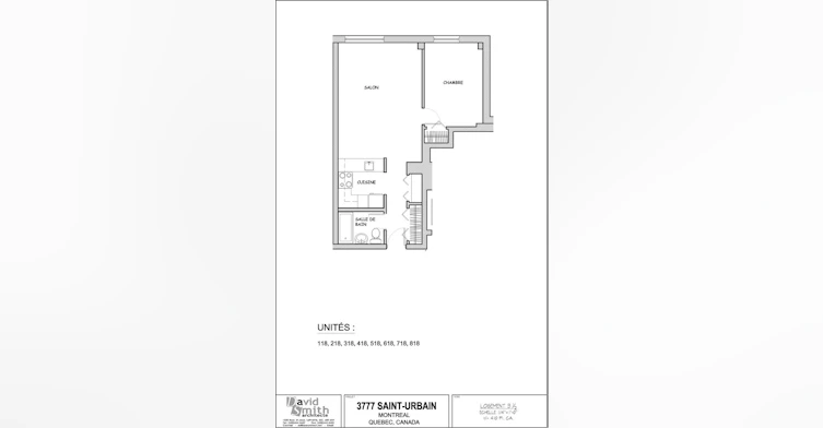 108-308-708-511-109-410-709-3777 St Urbain, Montréal, QC, H2W 1T5 - 6