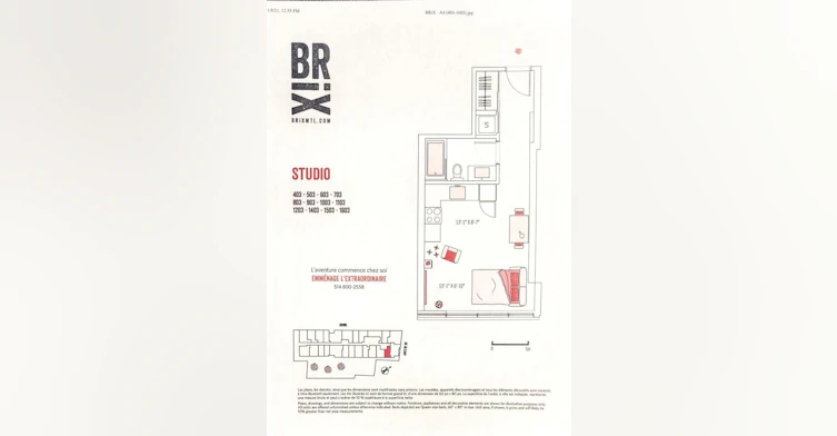1003-1090 De Bleury Rue, Montréal, QC, H2Z 0B7