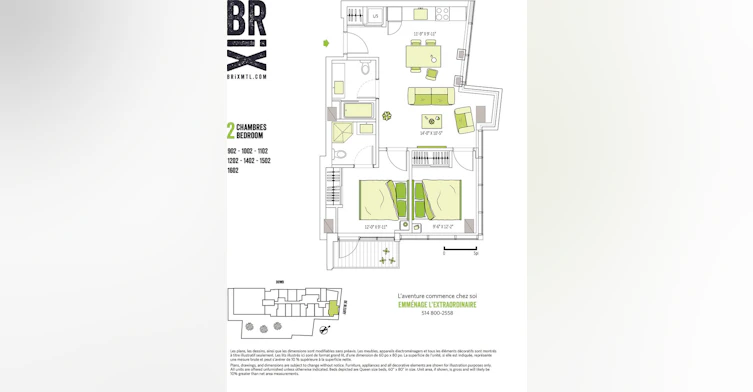 902-1090 De Bleury Rue, Montréal, QC, H2Z 0B7