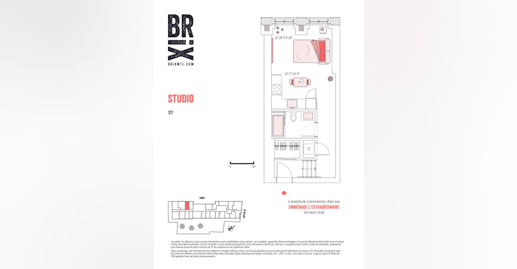 318-1090 De Bleury Rue, Montréal, QC, H2Z 0B7