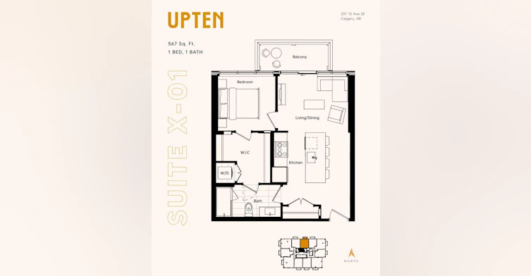 X01-201 10 Avenue SE, Calgary, AB, T2G 2G5 - 9
