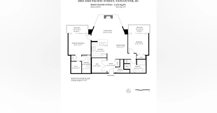 2003-1003 Pacific Street, Vancouver, BC, V6E 4P2 - 24