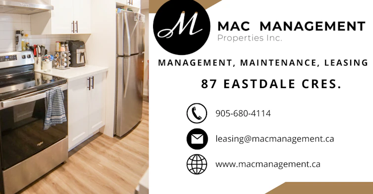 Lower-87 Eastdale Crescent, Welland, ON, L3B 1E9