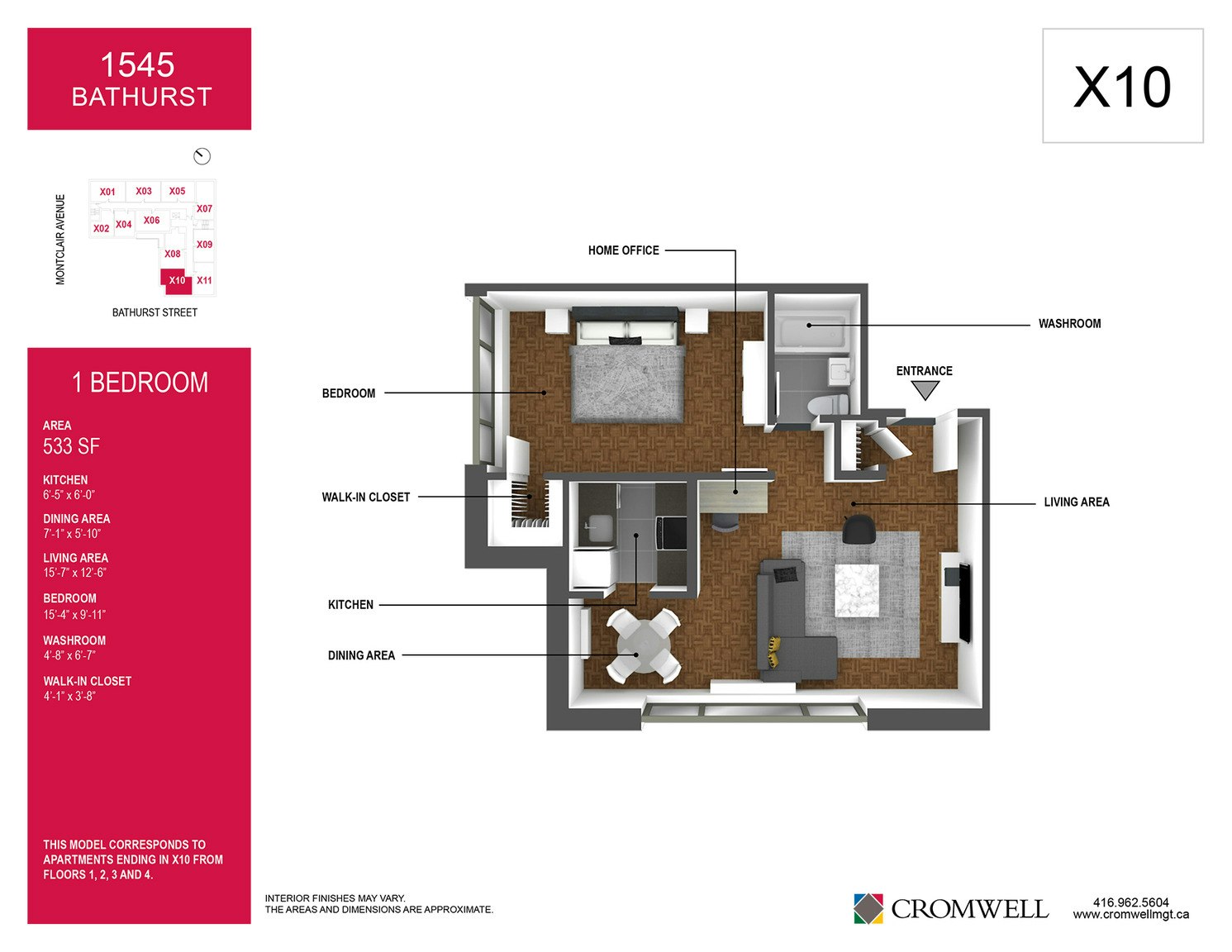 1545 Bathurst Street, Toronto, ON, M5P 3H6 - 8