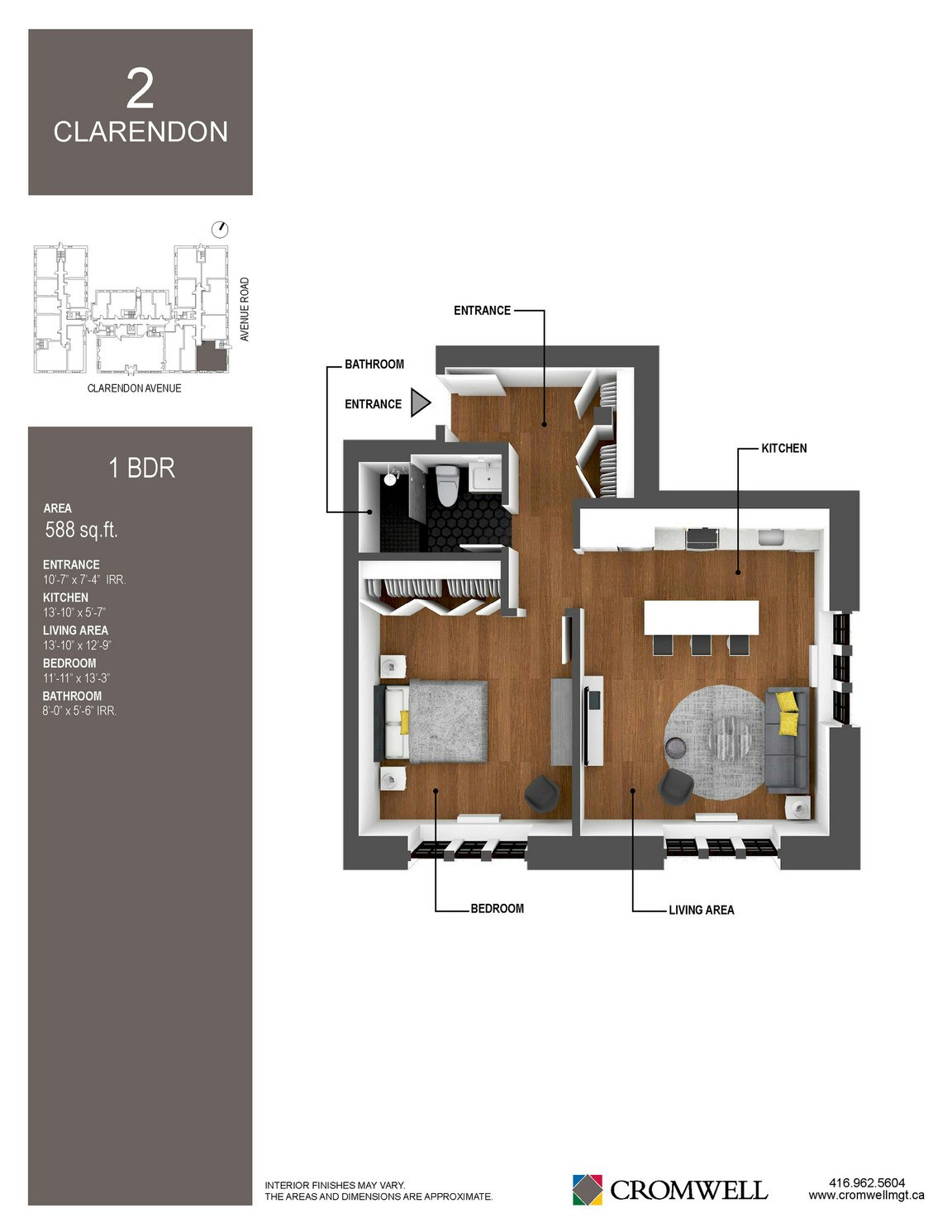 2 Clarendon Avenue, Toronto, ON, M4V 1H9 - 9