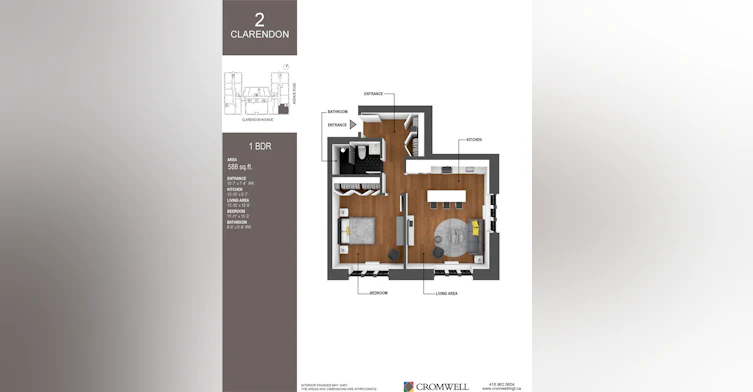 2 Clarendon Avenue, Toronto, ON, M4V 1H9 - 9
