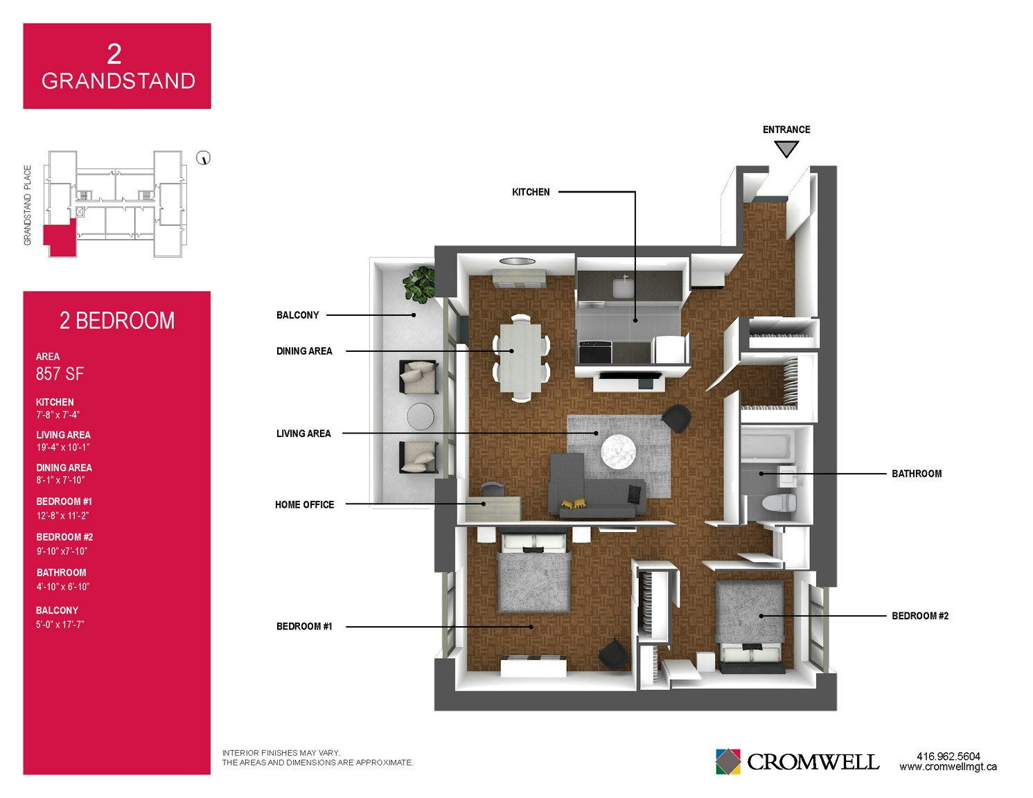 2 Grandstand Place, Toronto, ON, M4H 1E2 - 9