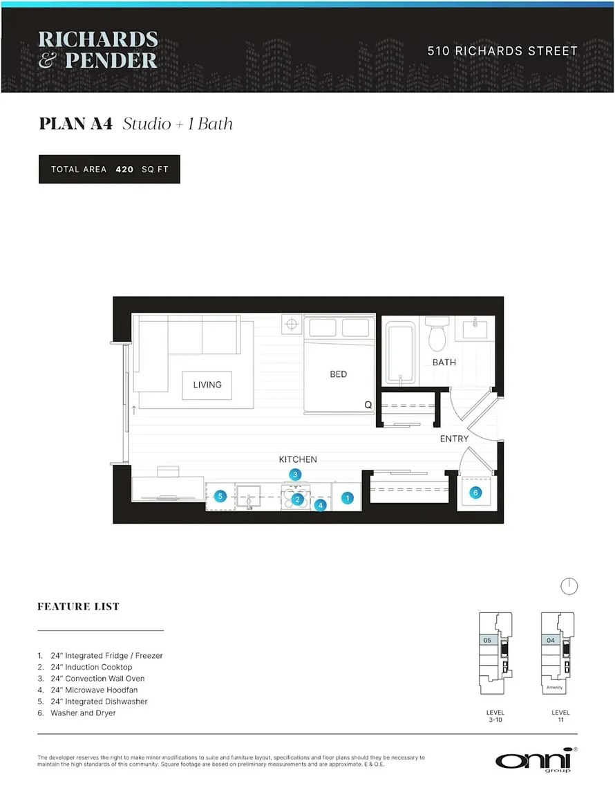 705-510 Richards Street, Vancouver, BC, V6B 1T5 - 2