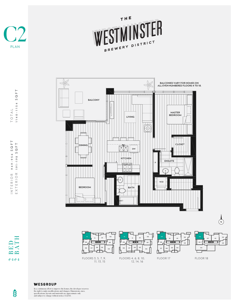 1410-228 Nelson's Crescent, New Westminster, BC, V3L 0H9 - 10