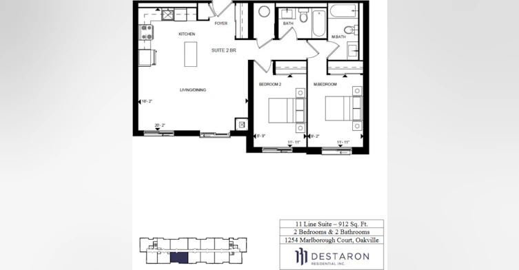 611-1254 Marlborough Court, Oakville, ON, L6H 7X6 - 11