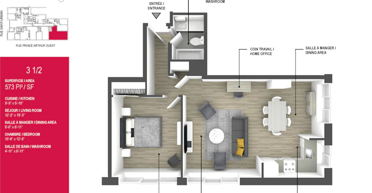 3605 Saint Urbain Rue, Montréal, QC, H2X 2P1 - 9