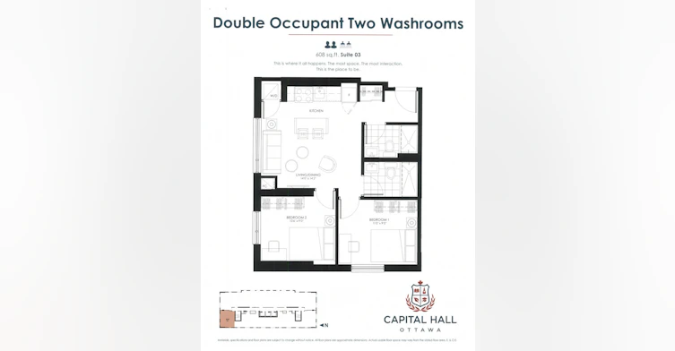 Model 03 & 06-105 Champagne Avenue S, Ottawa, ON, K1S 4P3 - 17