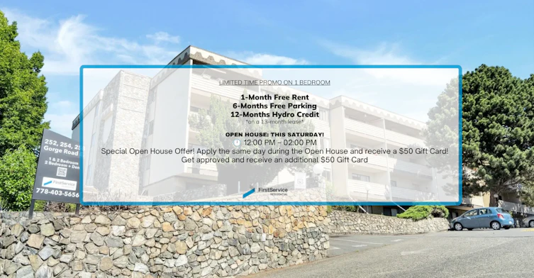 3-216-252 E Gorge Road, Victoria, BC, V9A 6W3