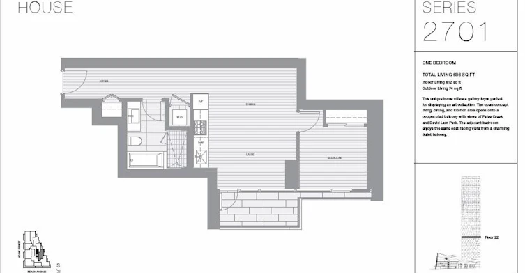 2701-1480 Howe Street, Vancouver, BC, V6Z 1C4 - 2