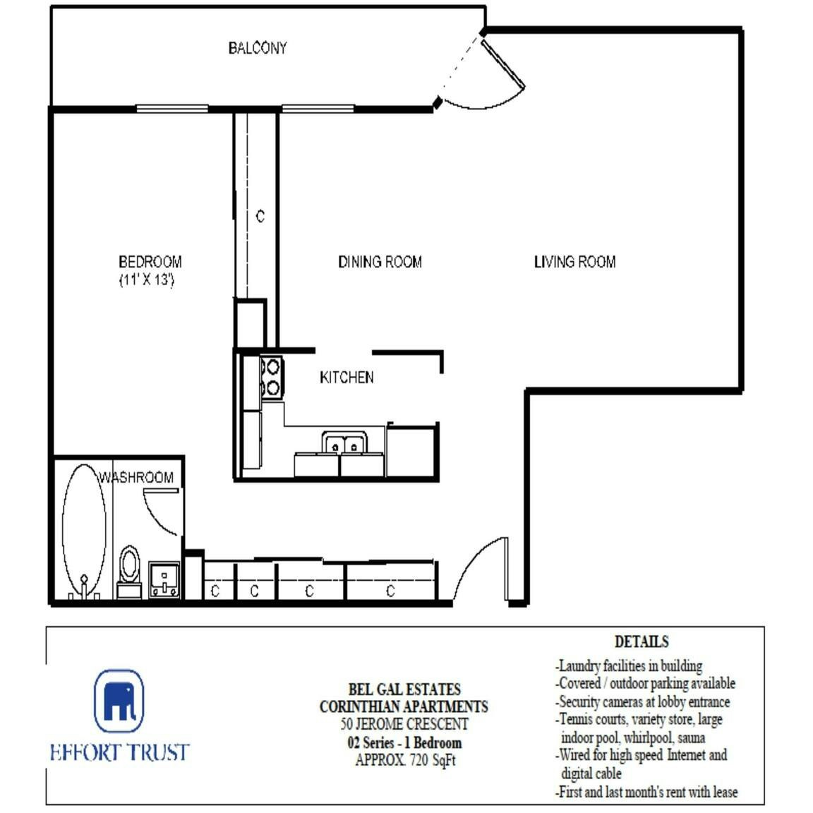 0902-50 Jerome Crescent, Hamilton, ON, L8E 1K6