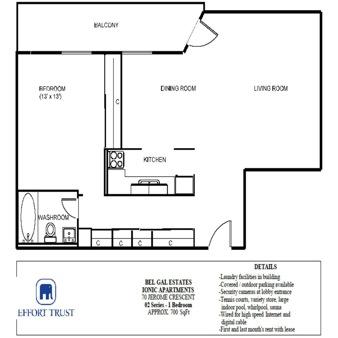 0702-70 Jerome Crescent, Hamilton, ON, L8E 3H1