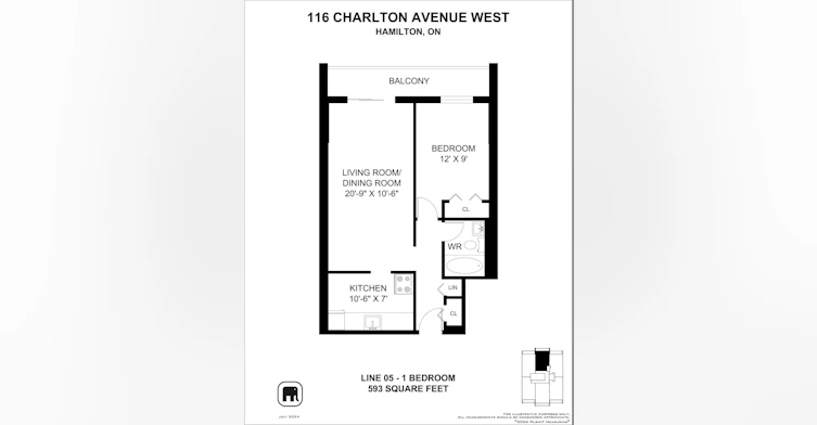 0606-116 Charlton Avenue W, Hamilton, ON, L8P 2C6 - 3