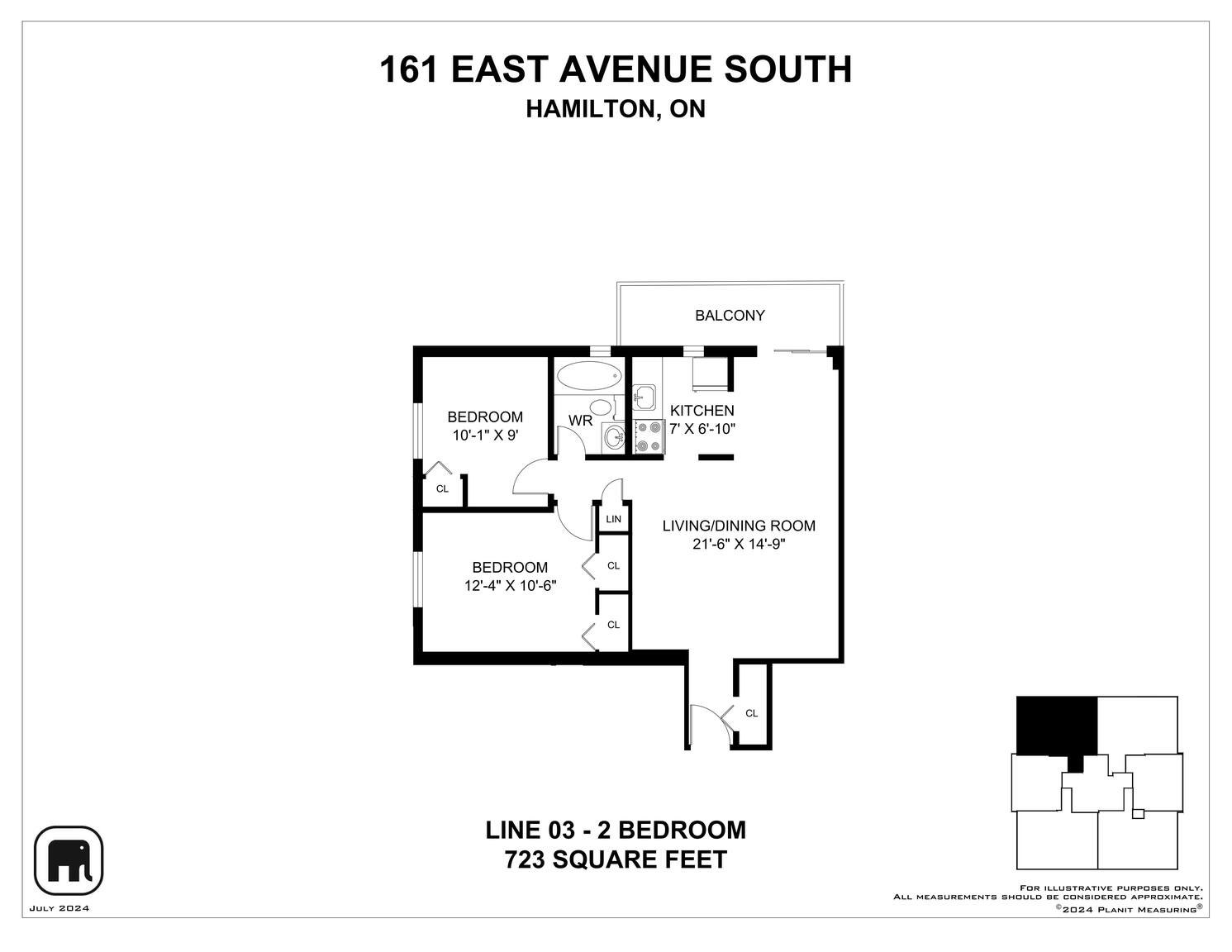 0504-161 East Avenue South, Hamilton, ON, L8N 2T8