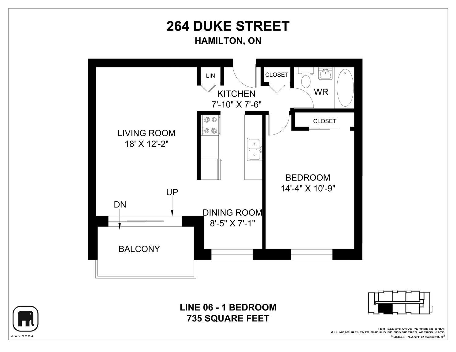 0303-264 Duke Street, Hamilton, ON, L8P 1Y3