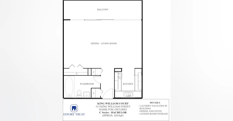 6G-315 King William Street, Hamilton, ON, L8L 1P2