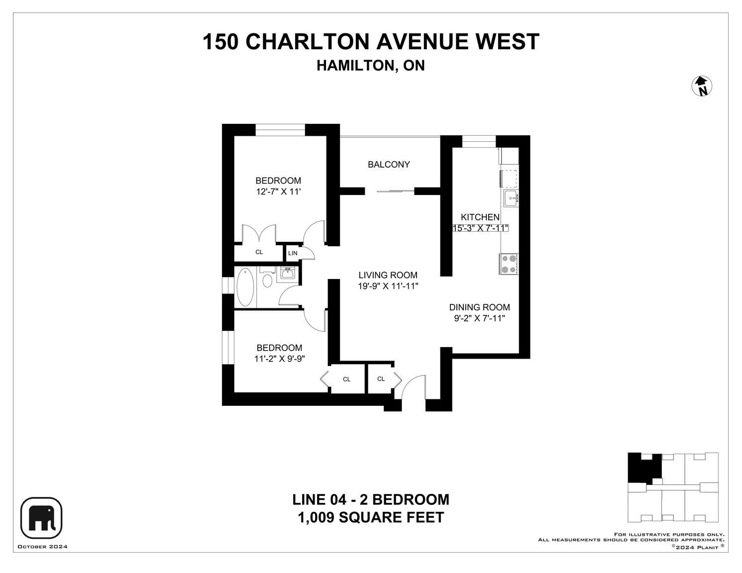 0402-150 Charlton Avenue W, Hamilton, ON, L8P 2C7