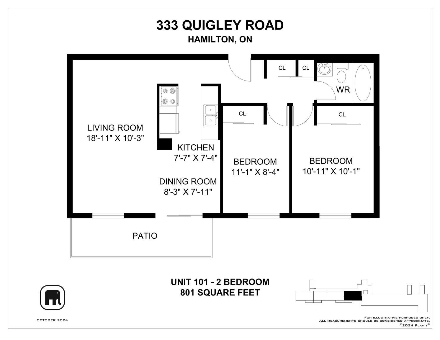 0211-333 Quigley Road, Hamilton, ON, L8K 6E8