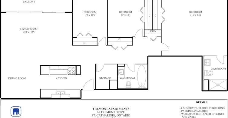 0406-16 Tremont Drive, St. Catharines, ON, L2T 3A9