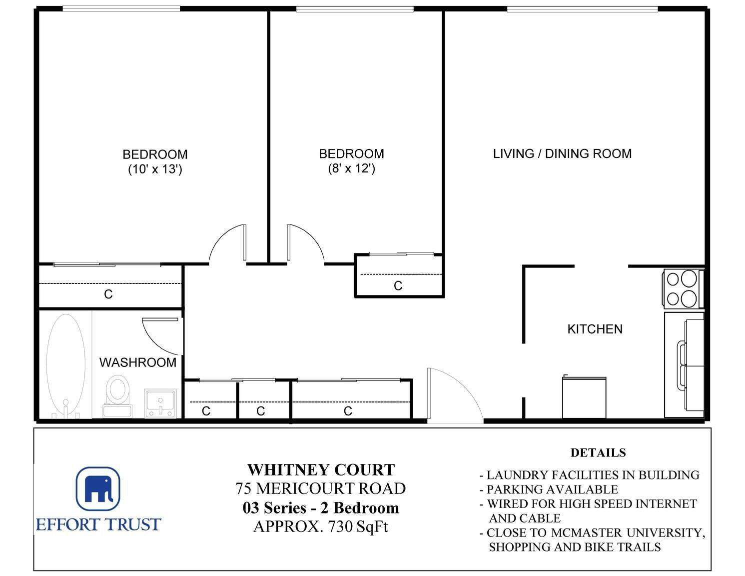 0212-75 Mericourt, Hamilton, ON, L8S 2N6