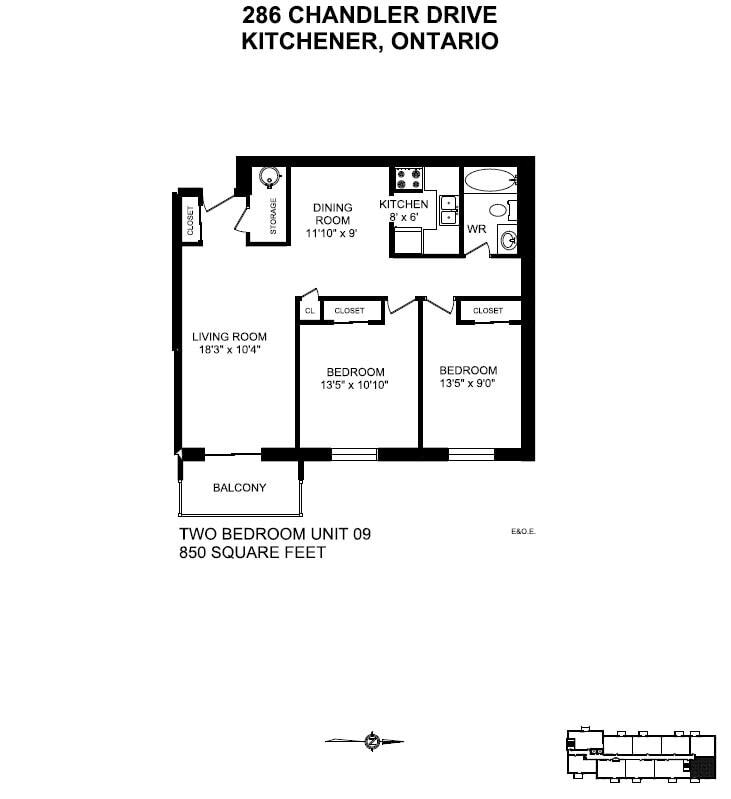 409-286 Chandler Drive, Kitchener, ON, N2E 3J8 - 4
