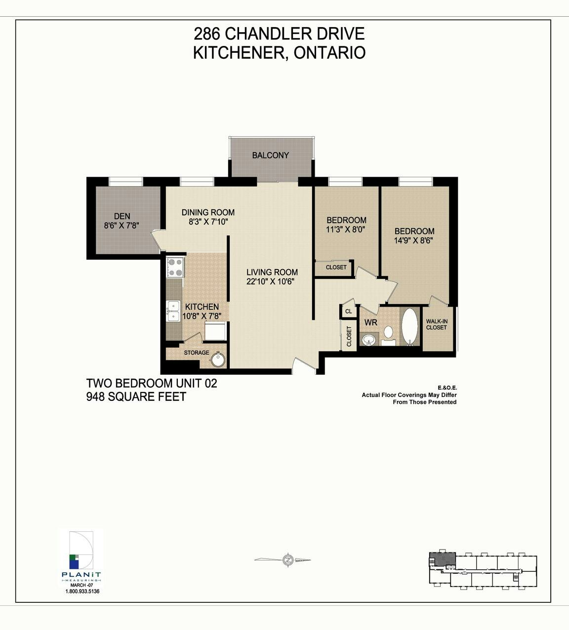 409-286 Chandler Drive, Kitchener, ON, N2E 3J8 - 34