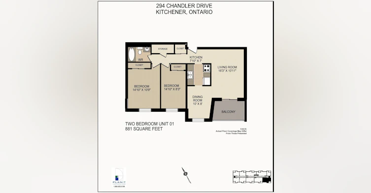 1102-294 Chandler Drive, Kitchener, ON, N2E 2K1 - 37